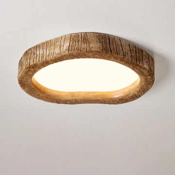 TimberGlow- Rustic Tree Trunk-Inspired Design with Natural Warmth | Soft Ambient Glow for Cozy Atmosphere | Versatile Fixture for Living Room, Bedroom or Dining