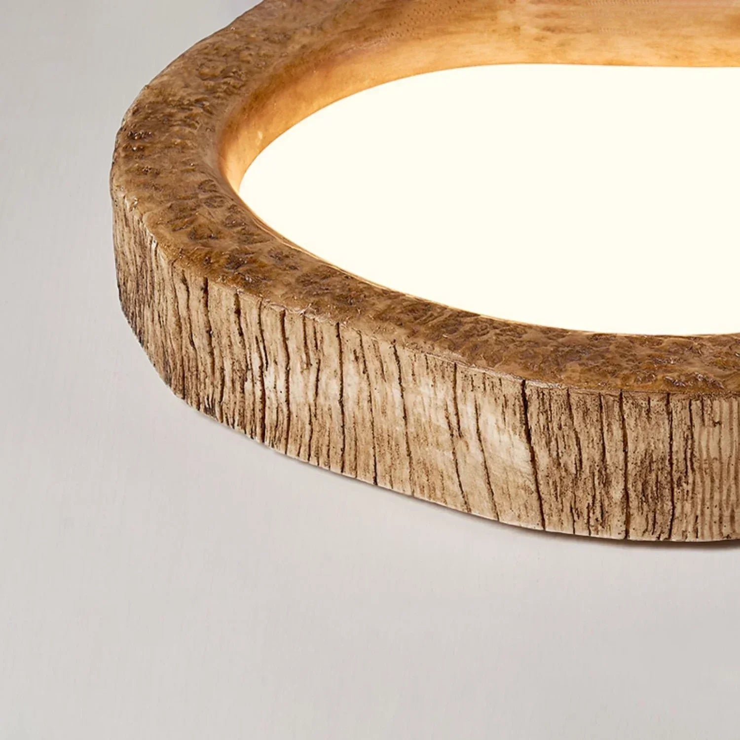 TimberGlow- Rustic Tree Trunk-Inspired Design with Natural Warmth | Soft Ambient Glow for Cozy Atmosphere | Versatile Fixture for Living Room, Bedroom or Dining