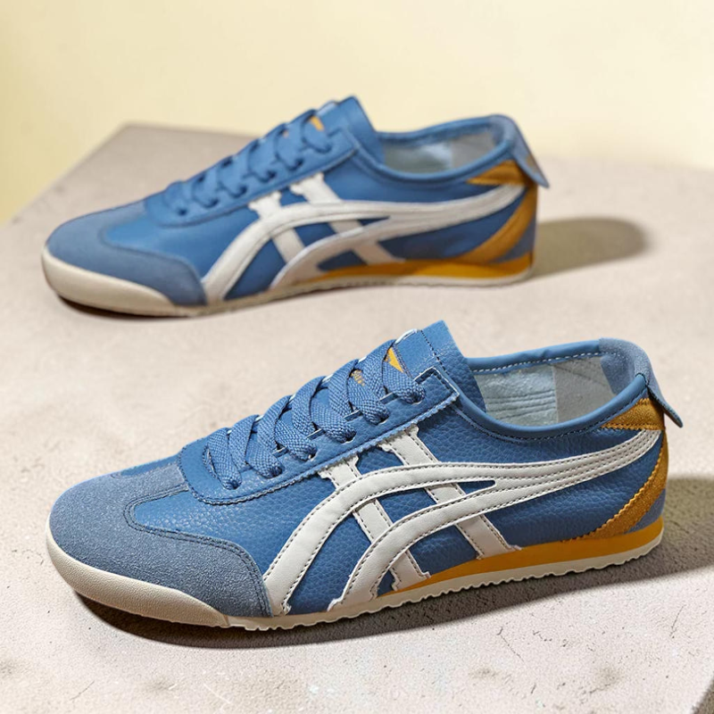 Men's Stylish Round Toe Lace-Up Sneakers