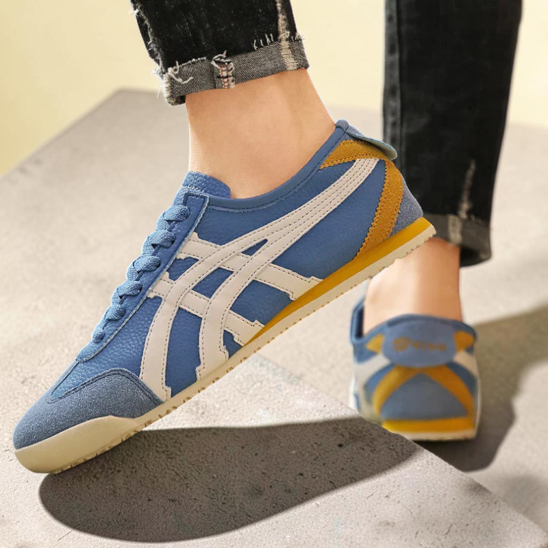 Men's Stylish Round Toe Lace-Up Sneakers