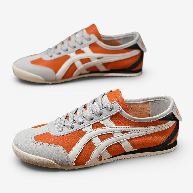 Men's Stylish Round Toe Lace-Up Sneakers