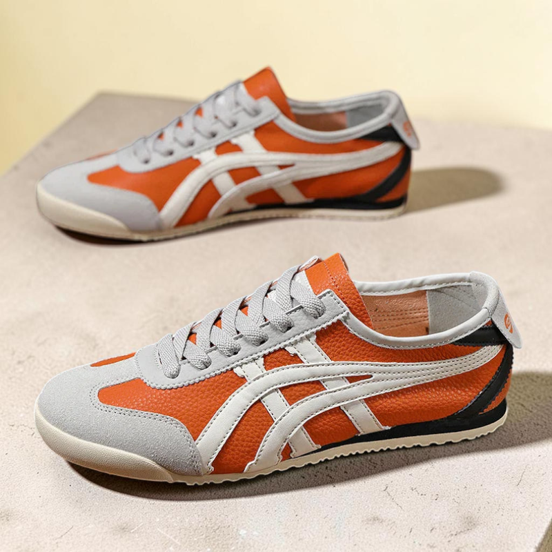 Men's Stylish Round Toe Lace-Up Sneakers