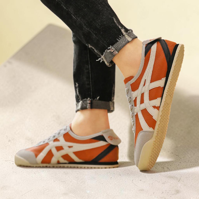Men's Stylish Round Toe Lace-Up Sneakers