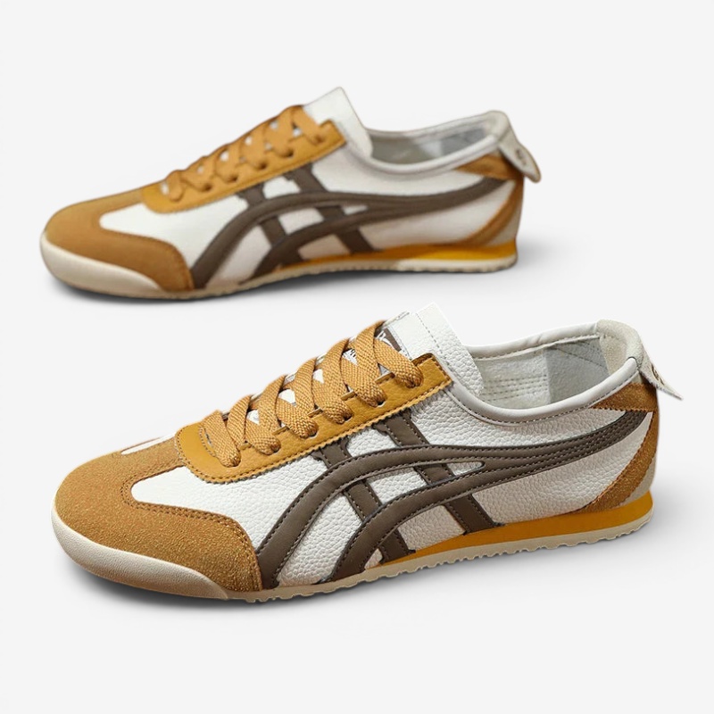 Men's Stylish Round Toe Lace-Up Sneakers