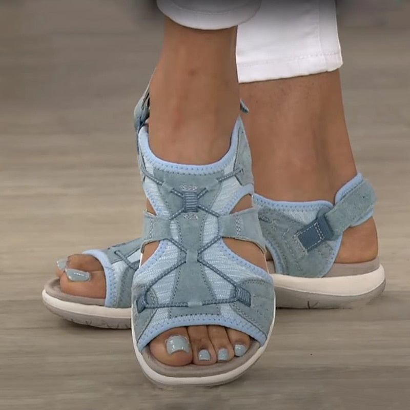 Women’s Stylish Open Toe Flat Sandals