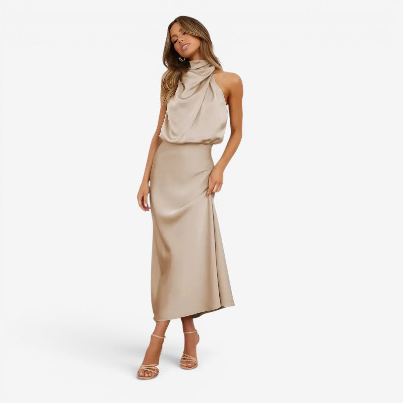 Elegant Off Shoulder Maxi Dress for Women