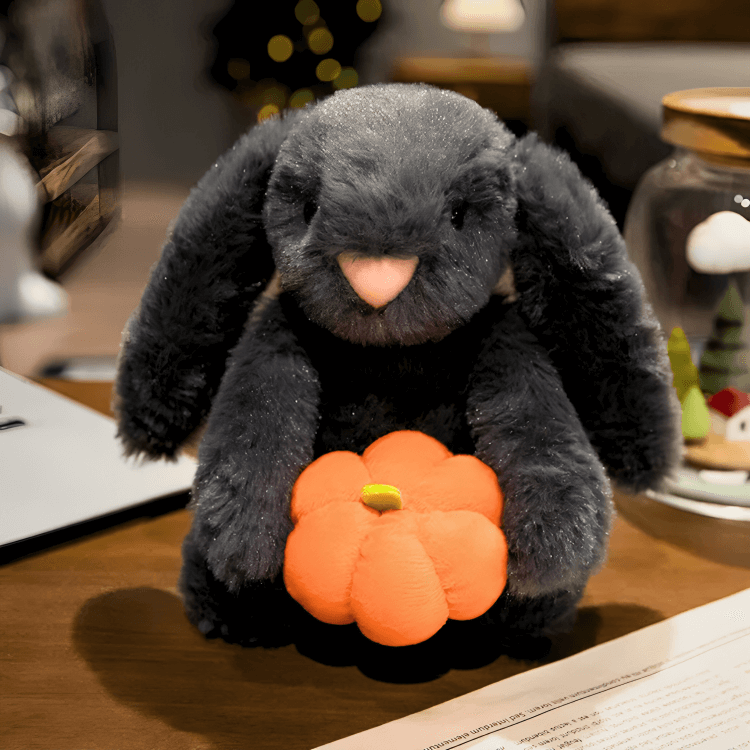 Halloween Plush Toy Bear with Pumpkin Design