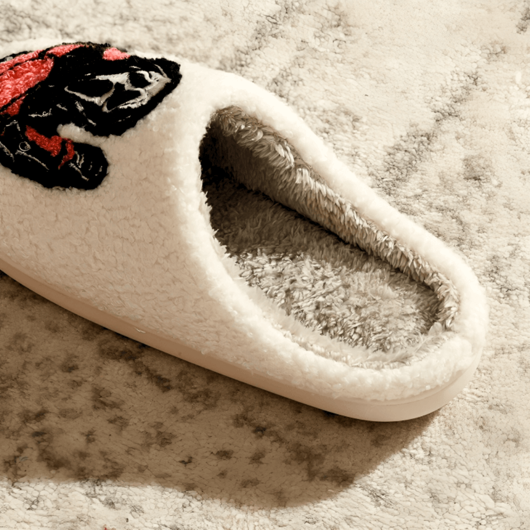 Cozy Plush Halloween Slippers for Adults