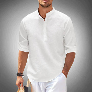 Men's Casual Summer Shirt - Modern Cut with Understated Elegance | Easy Styling with Jeans, Chinos or Trousers | Smart-Casual Look for Everyday or Events