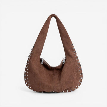 Women’s Shoulder Bag with Rivet Details