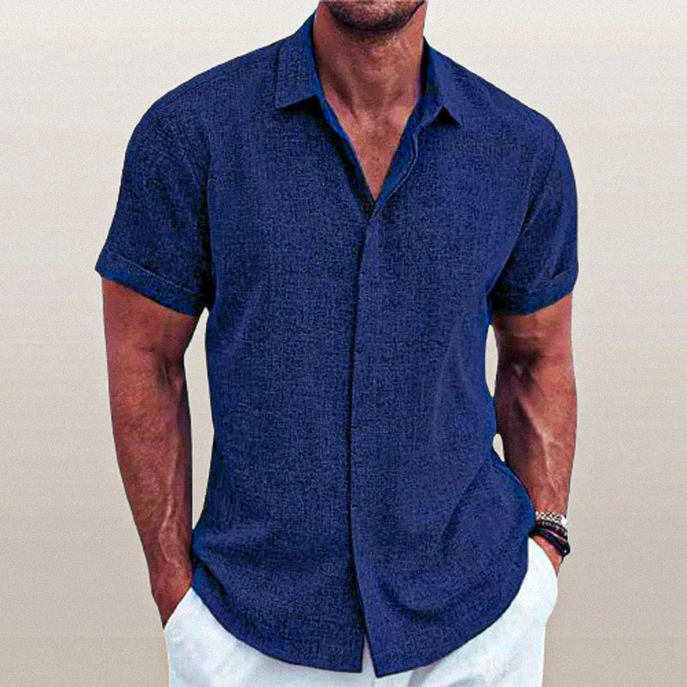 The Riva - Relaxed Polo in linen