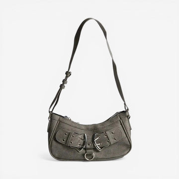 Decorative Buckle Shoulder Bag