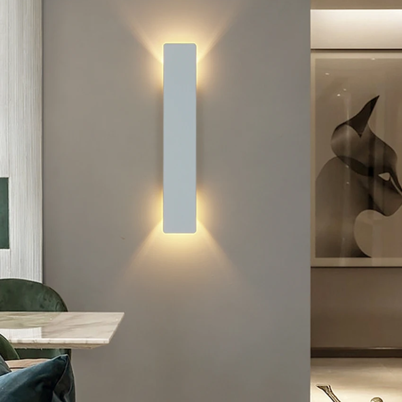 LumiLine - Modern LED Wall Lights Minimalist Design with Soft Ambient Glow | Durable Indoor & Outdoor Lighting with Energy-Efficient LEDs | Elegant Accent for Patio, Entryway, Living Room, or Hallway