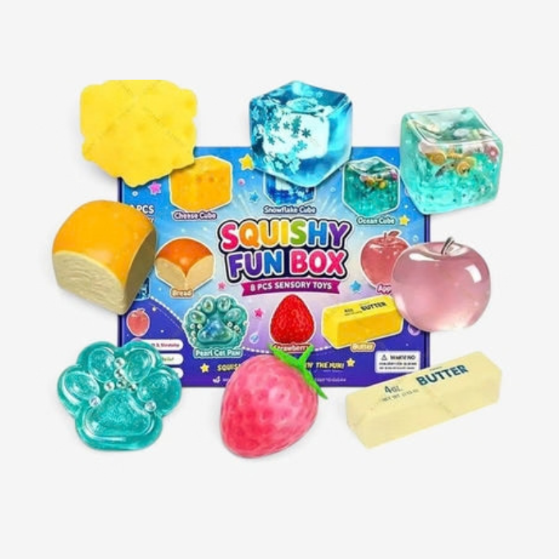 Squeezmas - Squishy játék adventi naptár 24 napos meglepetéssel