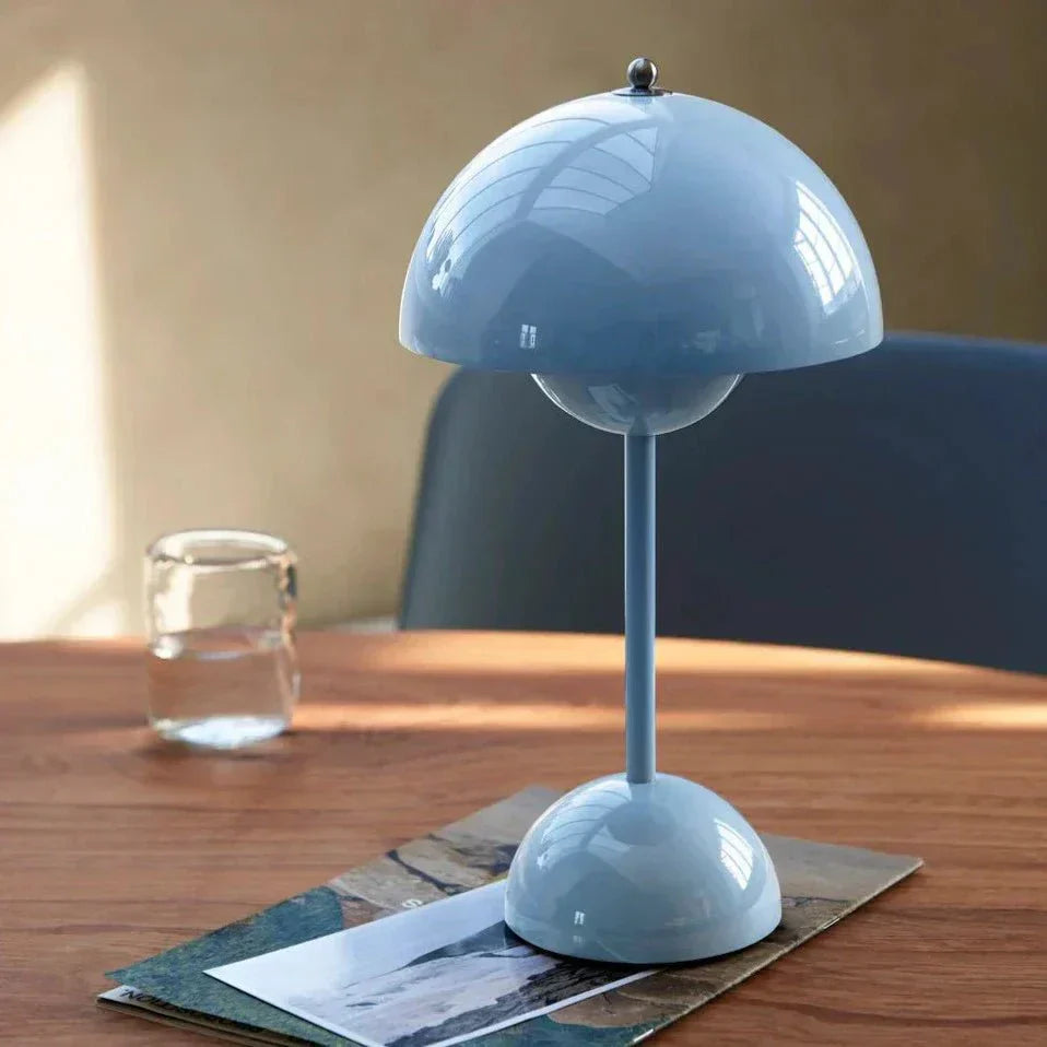 Lunarglo | LED Lamp Modern Sleek Design with Soft Ambient Glow | Energy-Efficient LED Lighting for Cozy, Inviting Atmosphere | Versatile Placement for Nightstand, Living Room or Office