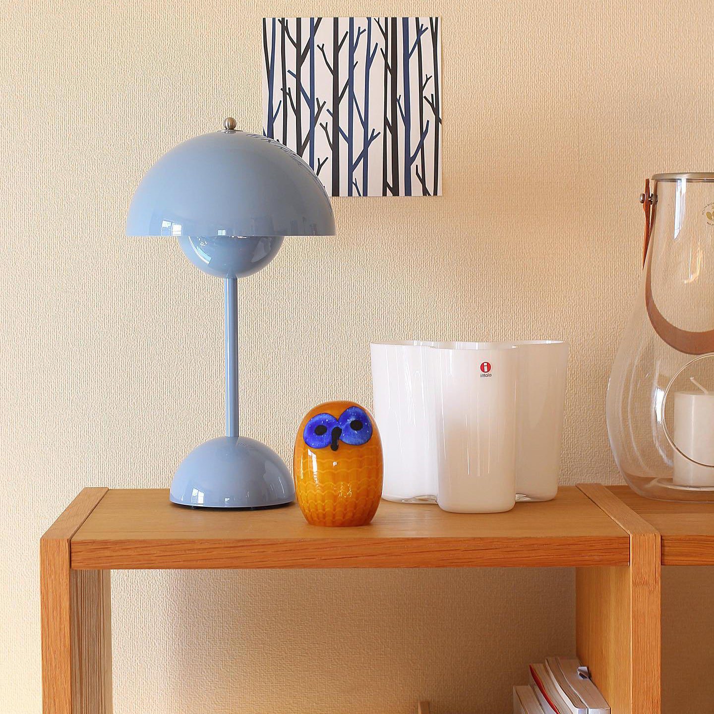 Lunarglo | LED Lamp Modern Sleek Design with Soft Ambient Glow | Energy-Efficient LED Lighting for Cozy, Inviting Atmosphere | Versatile Placement for Nightstand, Living Room or Office