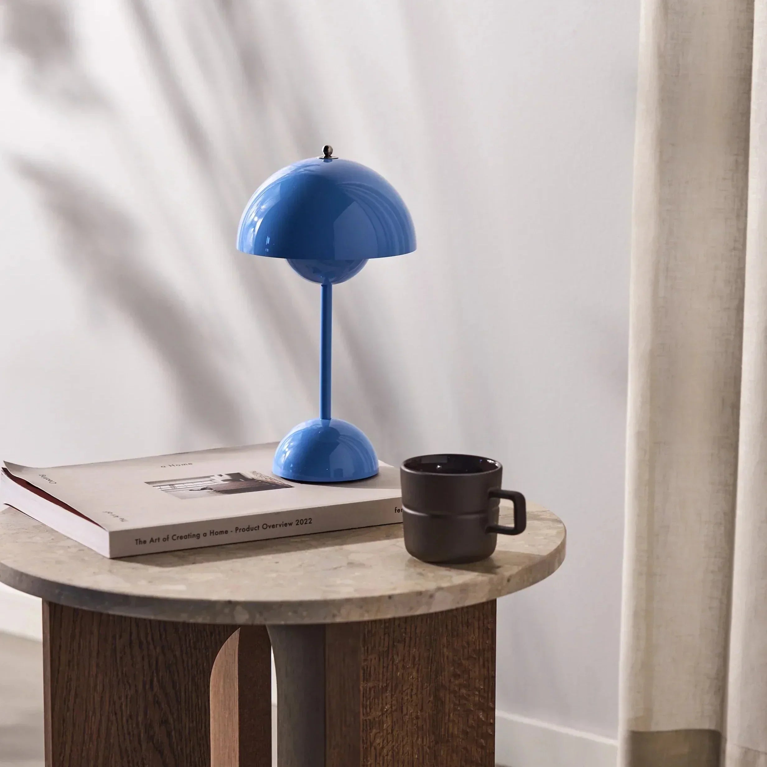 Lunarglo | LED Lamp Modern Sleek Design with Soft Ambient Glow | Energy-Efficient LED Lighting for Cozy, Inviting Atmosphere | Versatile Placement for Nightstand, Living Room or Office