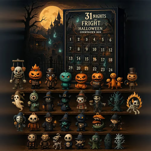 Halloween Countdown Box with 31 Mini Figures