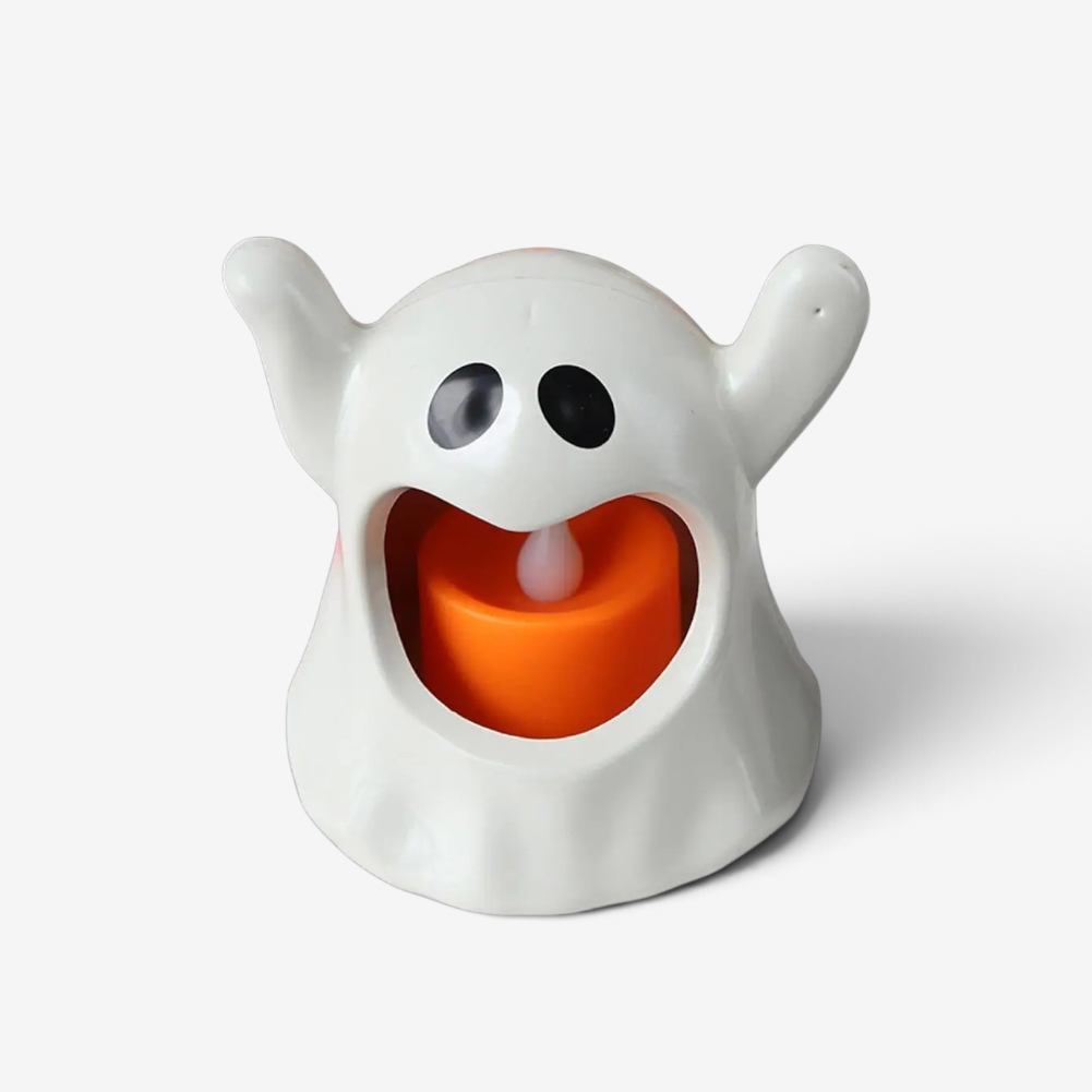 Battery-Operated Halloween Ghost LED Lamp