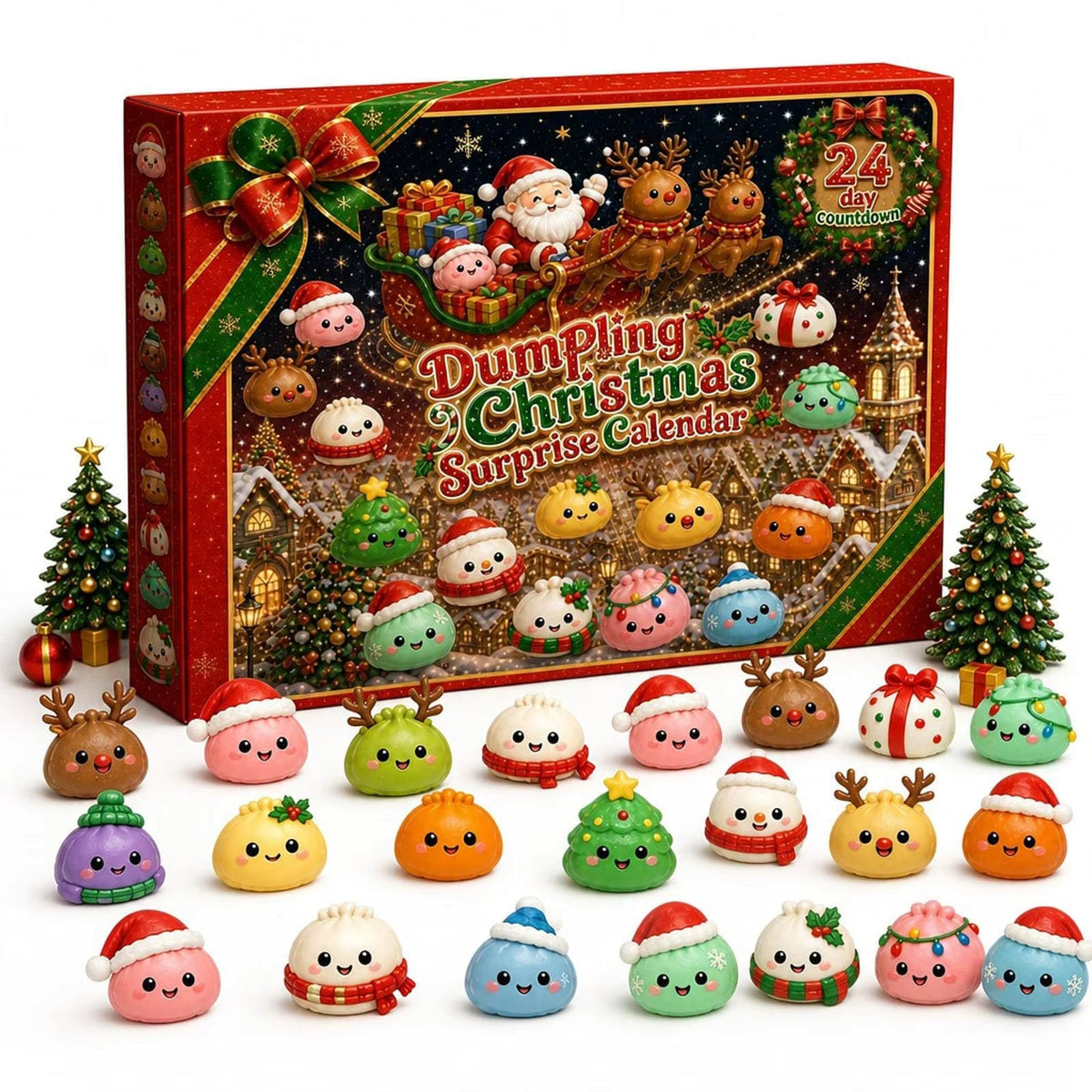 Sensimas - Squishy érzékelési játék adventi naptár 24 meglepetéssel