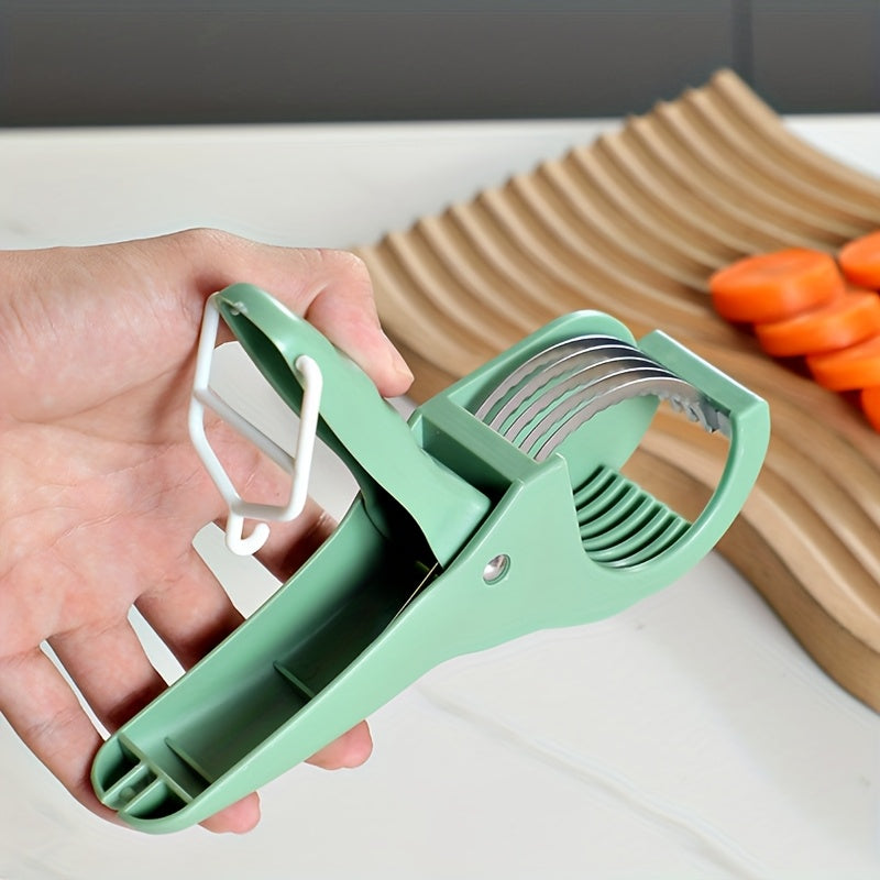 SwiftSlice - Multifunctional Fruit & Vegetable Slicer Slice, Dice, and Julienne with Precision | Sharp Stainless Steel Blades for Effortless Cutting