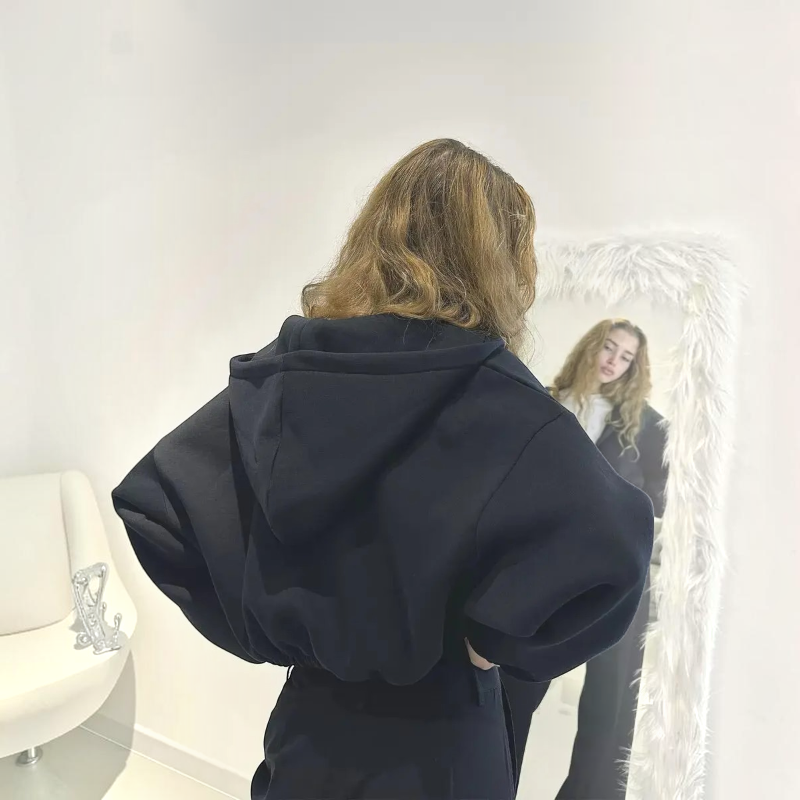 Women’s Stylish Hooded Zip Jacket