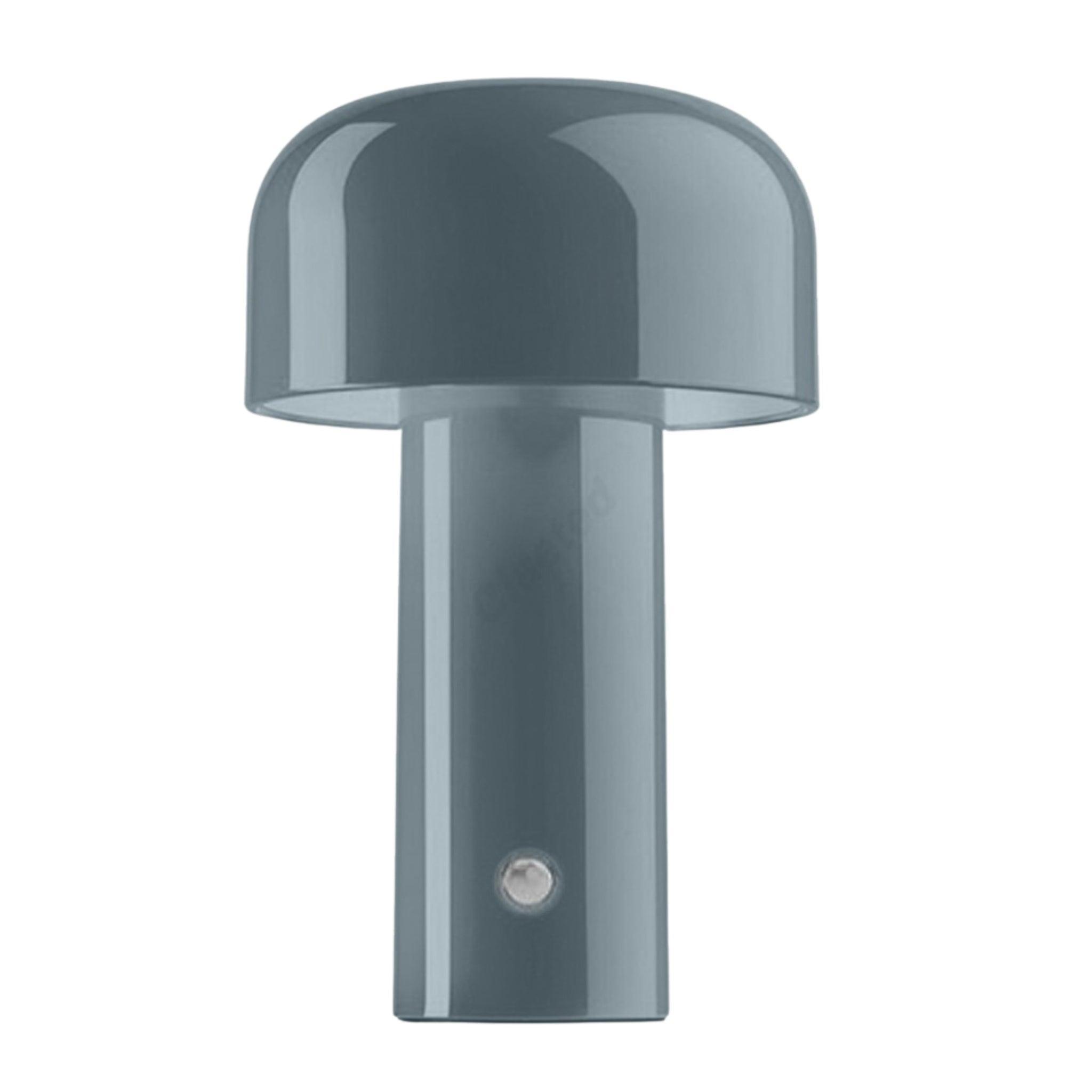 LumiShroom - Modern Mushroom Table Lamp Rounded Shade with Cylindrical Base | Soft Ambient Glow for Cozy Atmosphere | Versatile Accent for Nightstand, Desk, or Small Spaces