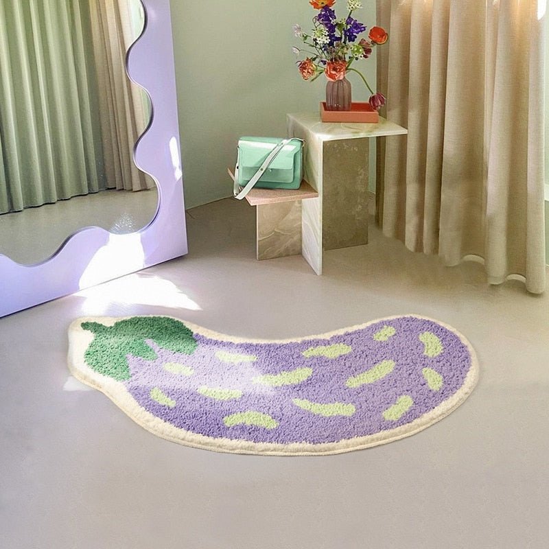 FruitFun- Playful and Cozy Bathroom Plush Bath Mats