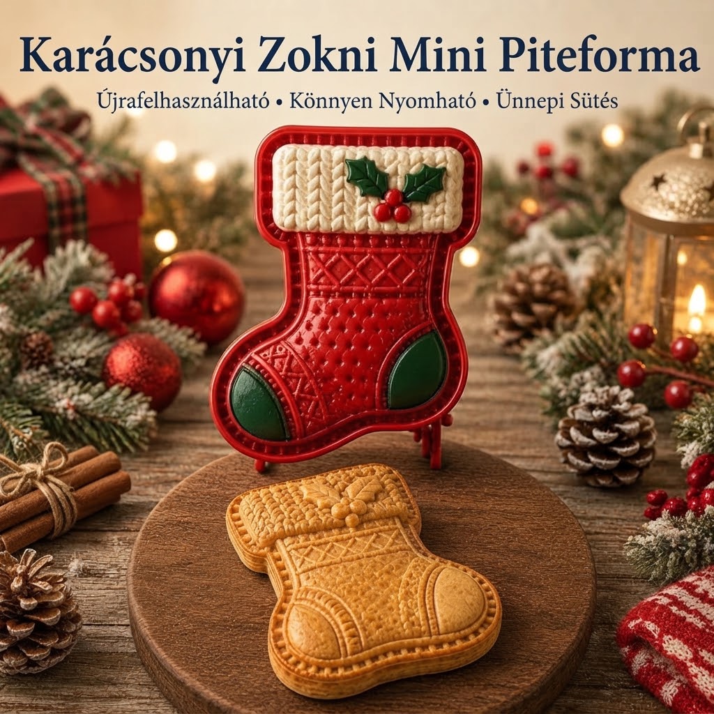 FestiveMold - Mini tortaforma 9 ünnepi mintával