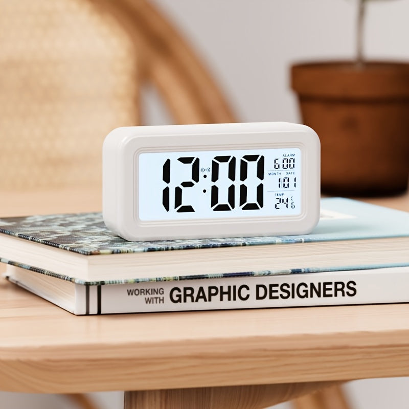 GlowStack - Minimalist Stackable LED Digital Alarm Clock