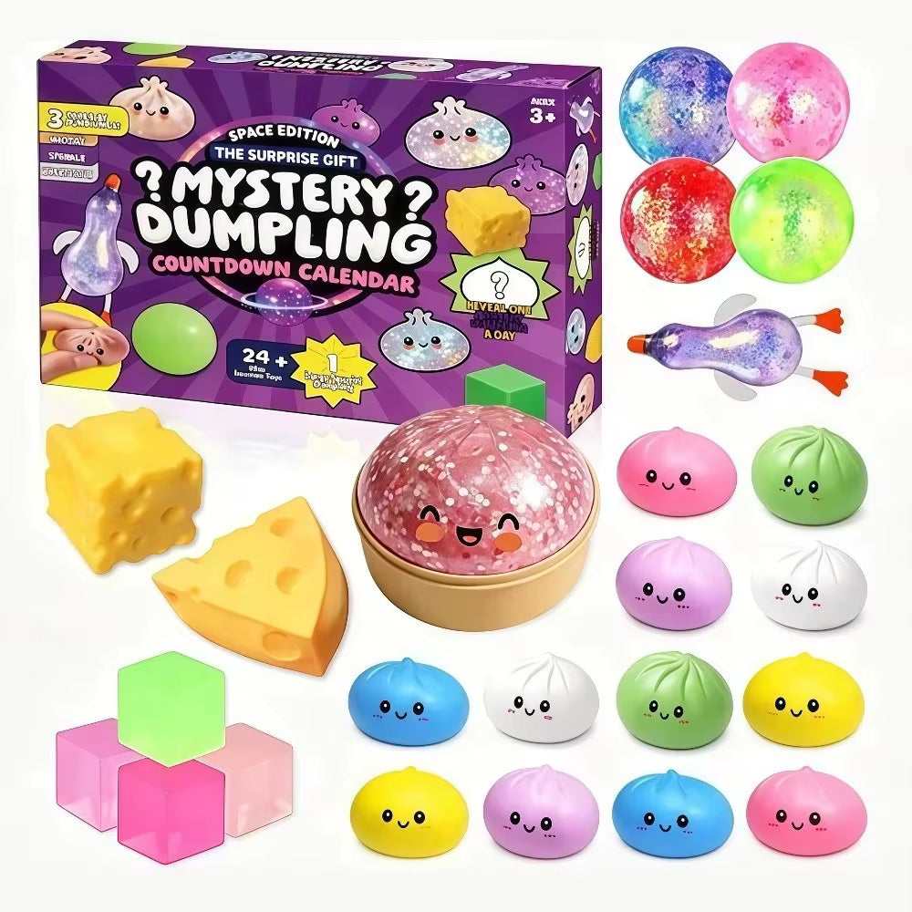 Squeezmas - Squishy játék adventi naptár 24 napos meglepetéssel