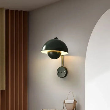 LumiShroom - Wall Light Mushroom-Inspired Design with Soft Ambient Glow | Elegant Minimalist Accent for Bedroom, Hallway, or Cozy Corner | Whimsical Decorative Lighting for Modern Interiors