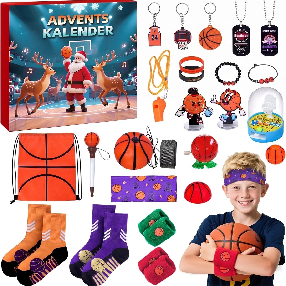 Dunkingle - Kosárlabda adventi naptár 24 meglepetéssel