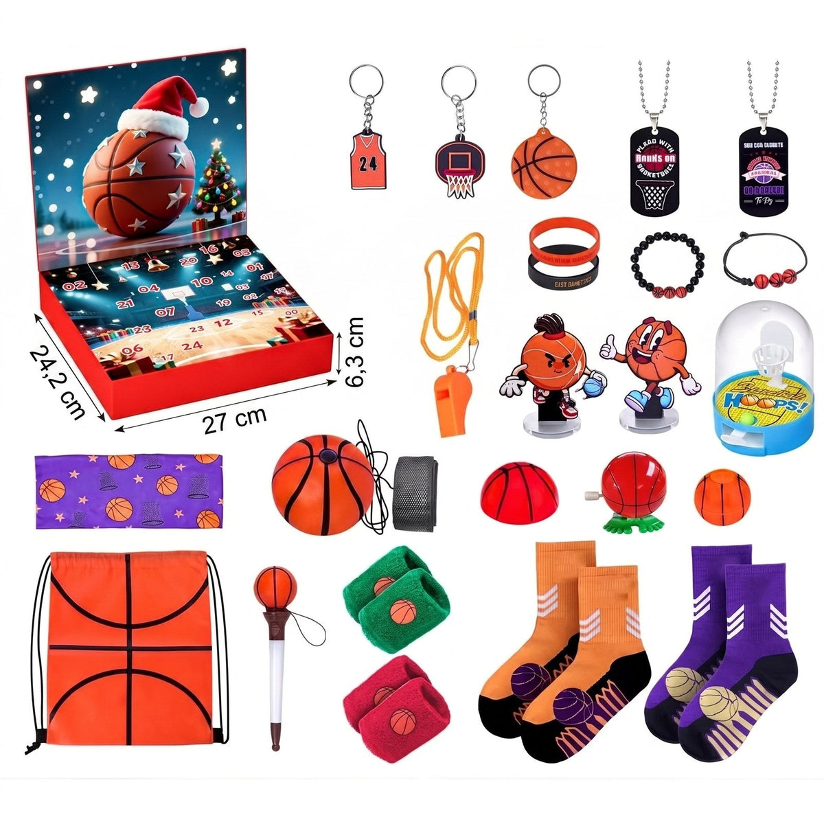Dunkingle - Kosárlabda adventi naptár 24 meglepetéssel
