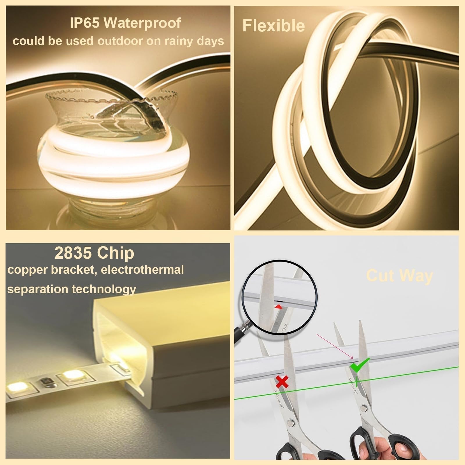GlowFlex Weatherproof LED Light Strip