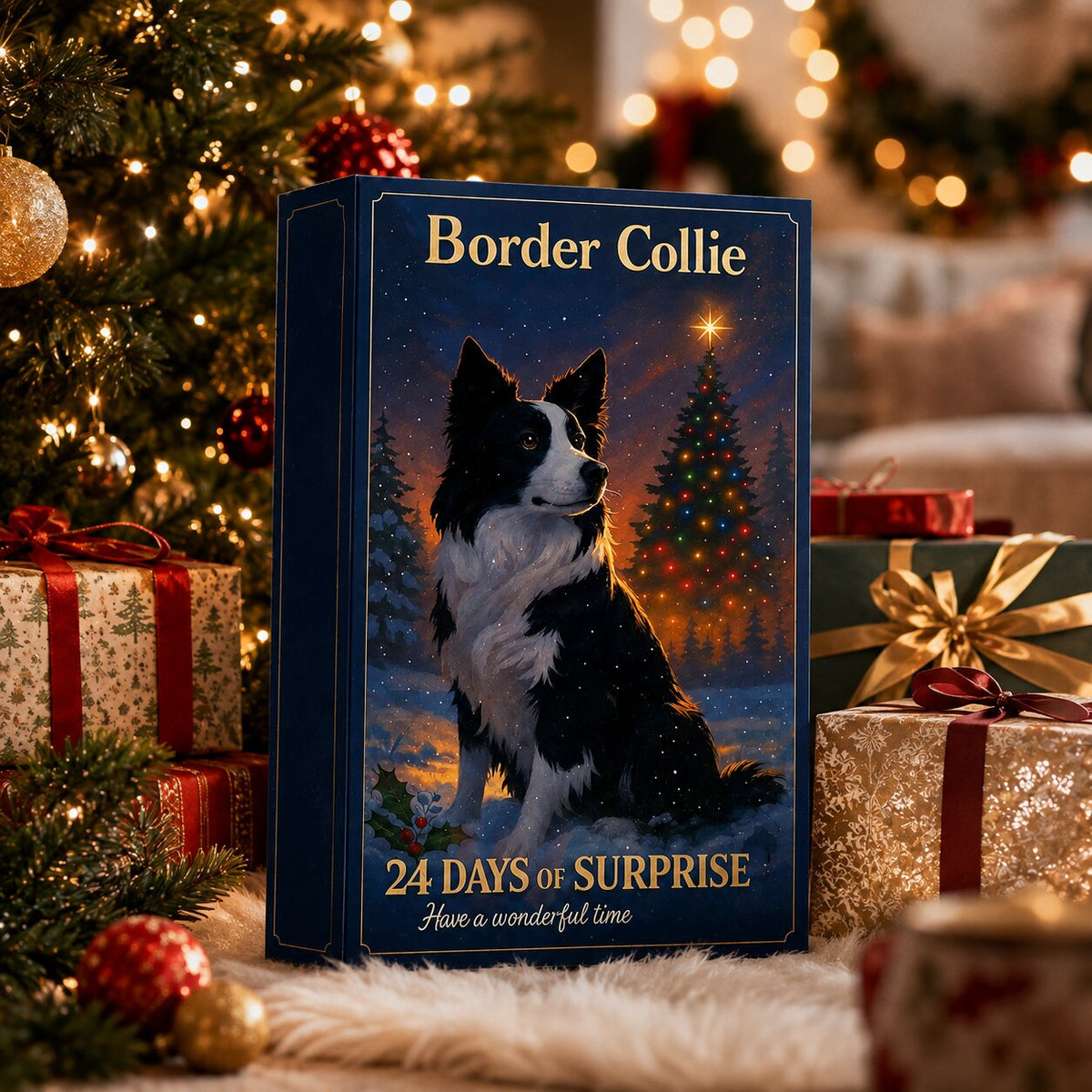 Colliegleam - Adventi naptár Border Collie motívumokkal és 24 meglepetéssel