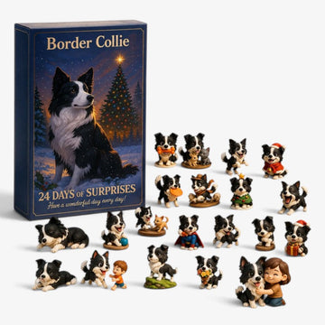 Colliegleam - Adventi naptár Border Collie motívumokkal és 24 meglepetéssel