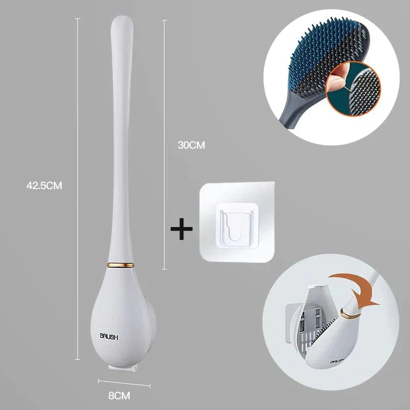 PureScrub Silicone Toilet Brush