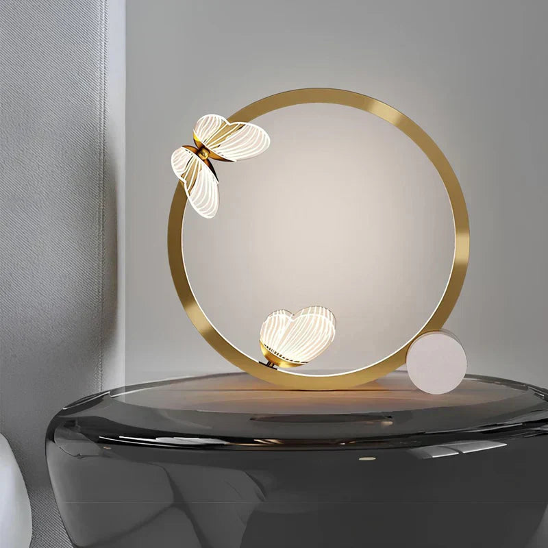 ButterGlow - Summer-Winged LED Table Lamp Butterfly-Shaped Design with Warm Ambient Glow | Energy-Efficient LED Light for Cozy Bedroom, Living Room, or Office | Stylish Decorative Accent for Modern Interiors