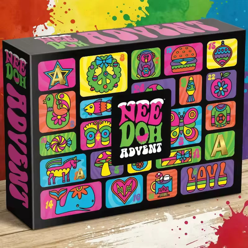 Foamjoy - Squishy habjáték adventi naptár 24 darabos készlettel