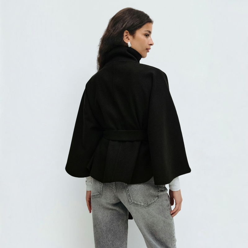 Elegant Flare Sleeve Overcoat for Women