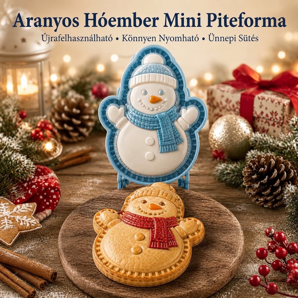 FestiveMold - Mini tortaforma 9 ünnepi mintával