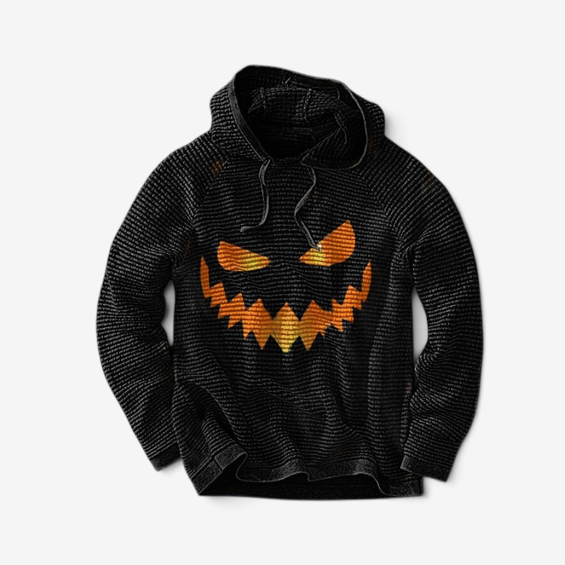 Jordan - Vidám, halloweeni grafikás kapucnis pulóver