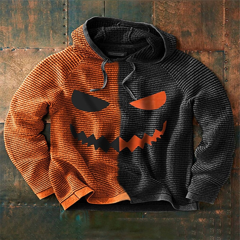 Jordan - Vidám, halloweeni grafikás kapucnis pulóver