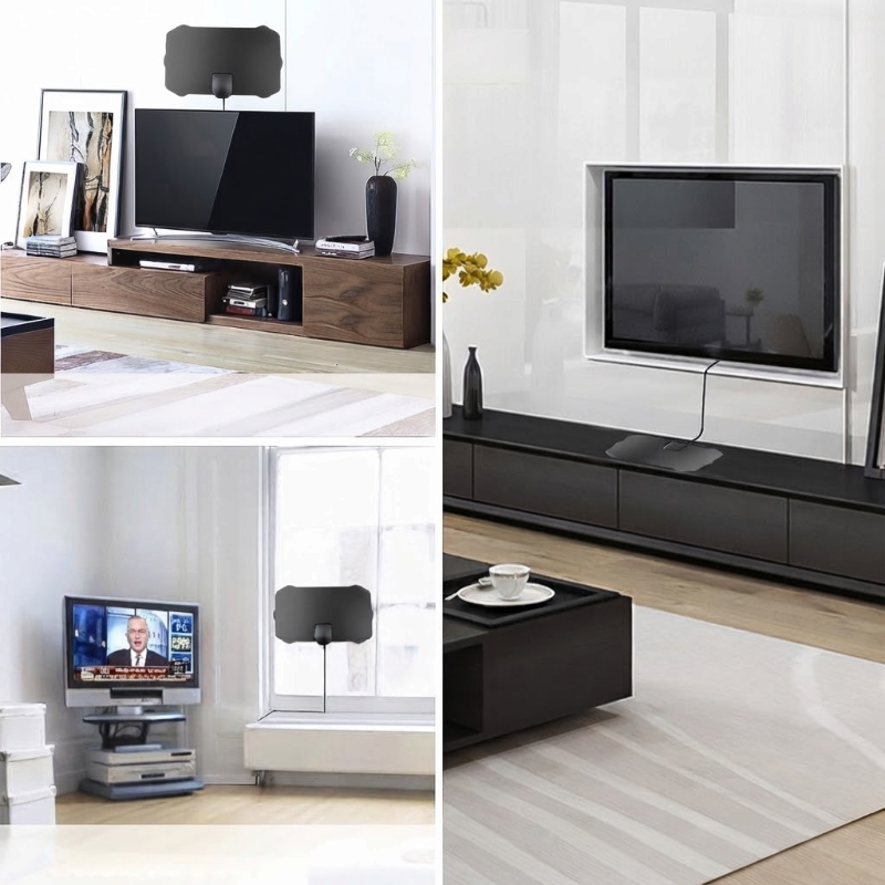 SignalHaven - Beltéri digitális TV antenna jelerősítővel 1080P és 4K TV-khez