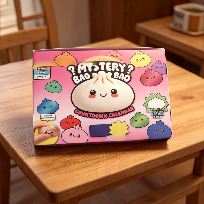 Foammas - Adventi naptár 24 lassan visszaálló squishy játékkal