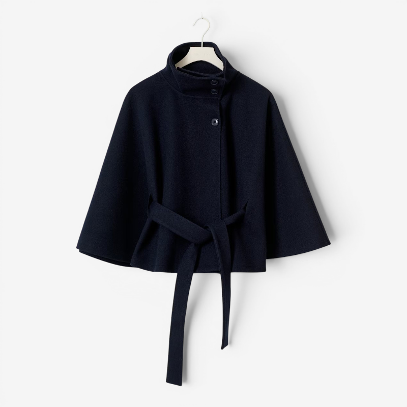 Elegant Flare Sleeve Overcoat for Women