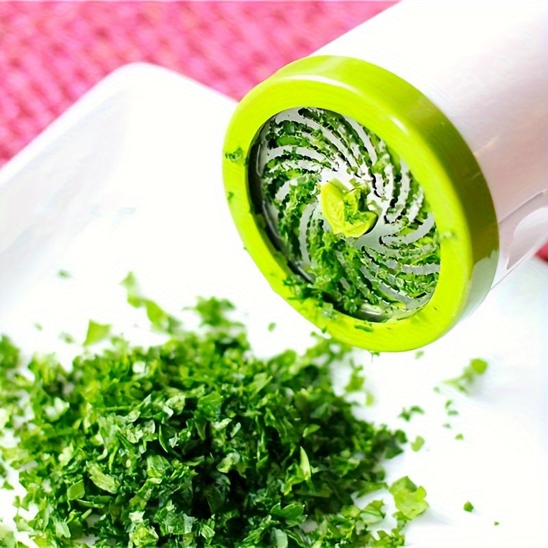 HerbMate - Manual Handheld Herb Chopper Sharp Stainless Steel Blades with Ergonomic Handle | Compact, Lightweight, and Easy to Clean