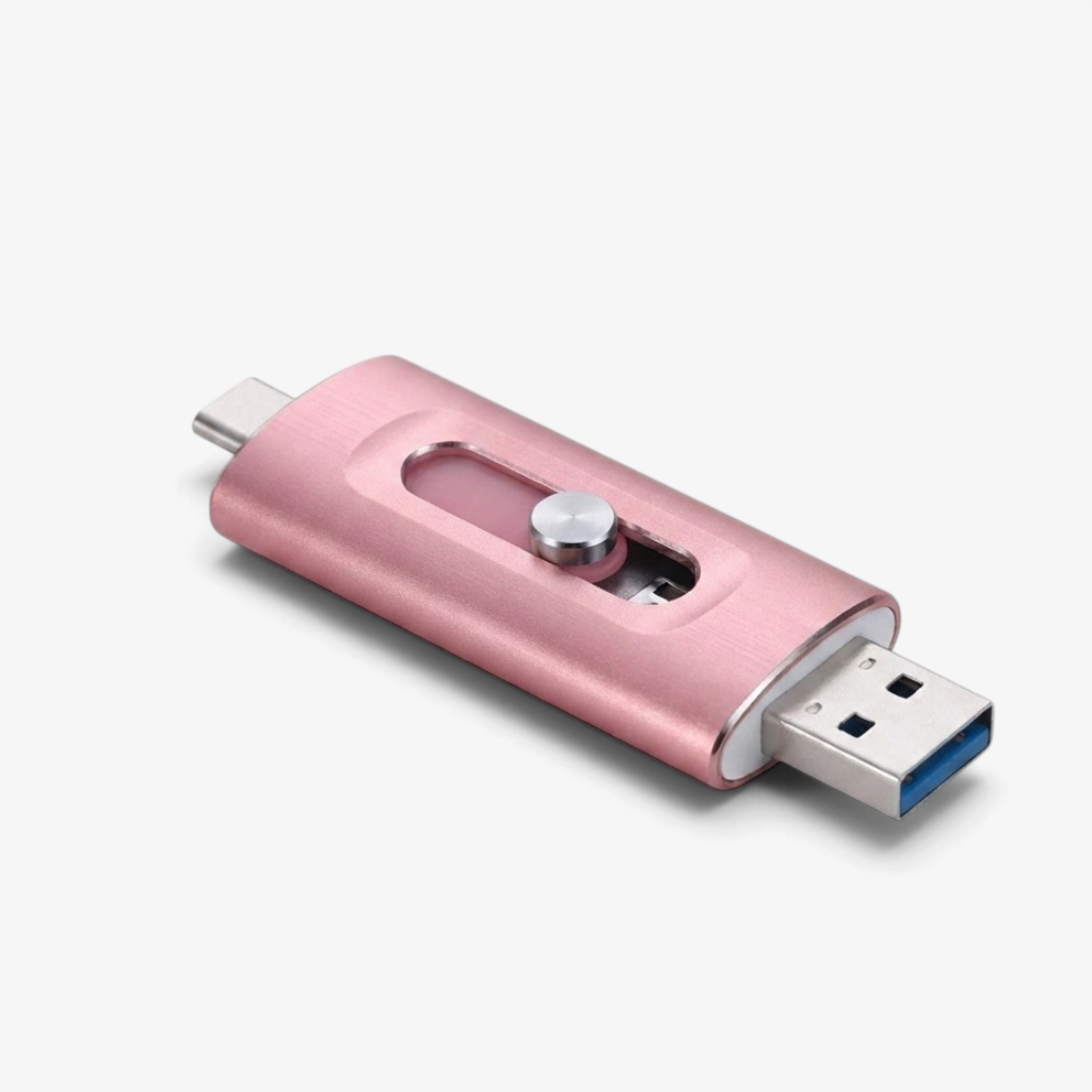 Databrace - 3 az 1-ben USB flash meghajtó USB 3.0 és Type-C csatlakozókkal