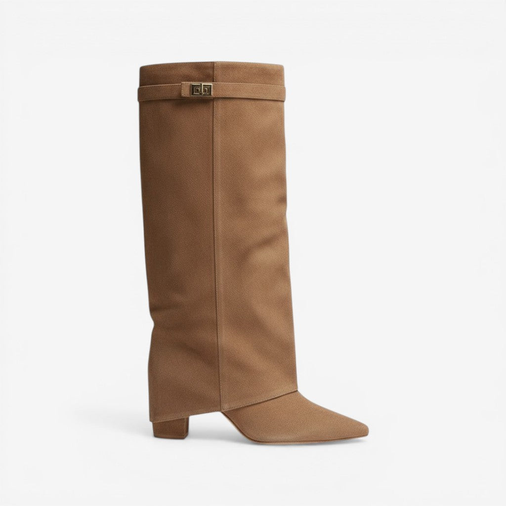 Knee High Square Heel Boots